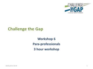 Challenge the Gap