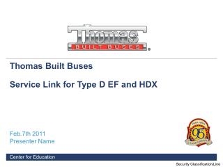 Thomas Built Buses Service Link for Type D EF and HDX