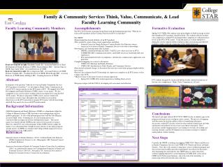 Family &amp; Community Services Think, Value, Communicate, &amp; Lead Faculty Learning Community