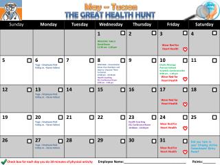 The Great Health Hunt