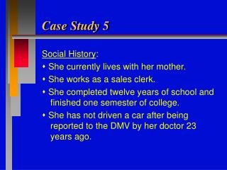 Case Study 5