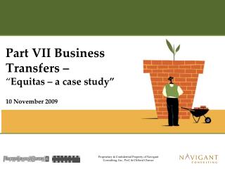 Part VII Business Transfers – “ Equitas – a case study”