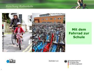 Mit dem Fahrrad zur Schule