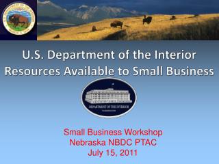 U.S. Department of the Interior Resources Available to Small Business