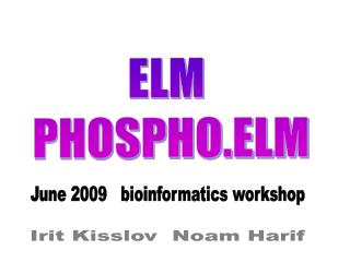 ELM PHOSPHO.ELM