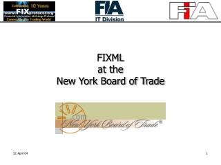 FIXML at the New York Board of Trade