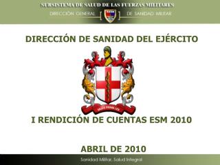 DIRECCIÓN DE SANIDAD DEL EJÉRCITO