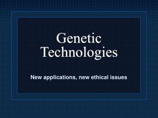 Genetic Technologies