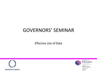 GOVERNORS’ SEMINAR