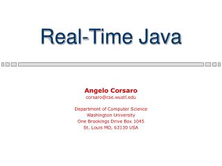 Real-Time Java