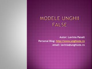 Modele Unghii Prezentate de Lavinia Panait