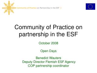 Community of Practice on partnership in the ESF