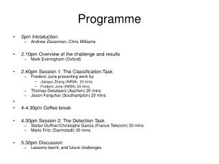 Programme