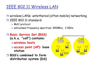 IEEE 802.11 Wireless LAN