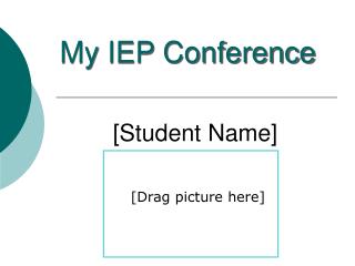 My IEP Conference