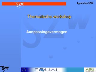 Thematische workshop