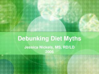 Debunking Diet Myths