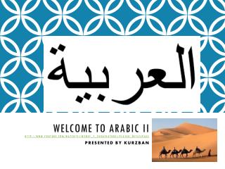 Why learn Arabic?