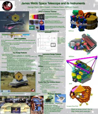 James Webb Space Telescope and its Instruments