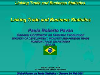 Linking Trade and Business Statistics Paulo Roberto Pavão