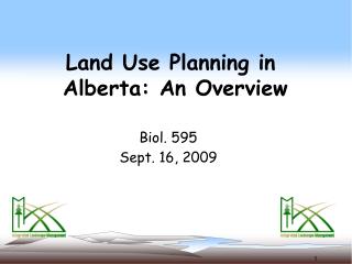 Land Use Planning in Alberta: An Overview