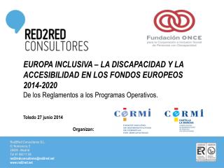 EUROPA INCLUSIVA – LA DISCAPACIDAD Y LA ACCESIBILIDAD EN LOS FONDOS EUROPEOS 2014-2020
