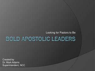 Bold Apostolic Leaders