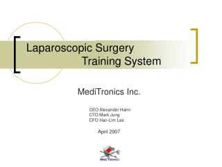 Laparoscopic Surgery Training System