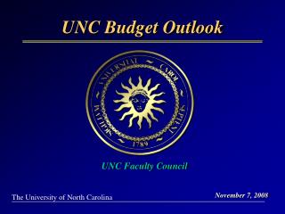 UNC Budget Outlook