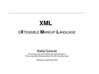 XML