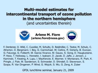 Multi-model estimates for intercontinental transport of ozone pollution