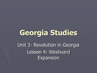 Georgia Studies