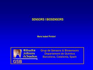 SENSORS I BIOSENSORS