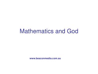 Mathematics and God