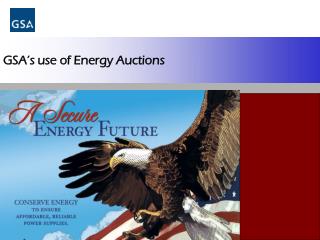 GSA’s use of Energy Auctions