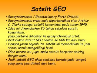 Satelit GEO