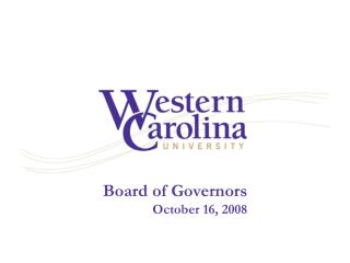 Board of Governors October 16, 2008