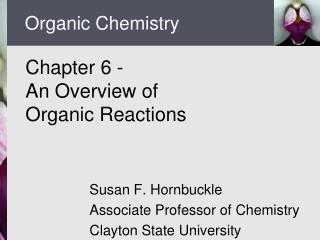 Organic Chemistry