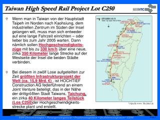 Taiwan High Speed Rail Project Lot C250