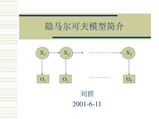 隐马尔可夫模型简介