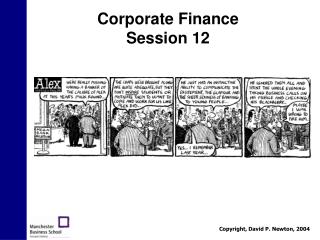 Corporate Finance Session 12