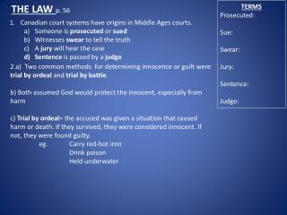 THE LAW p. 56