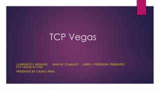 TCP Vegas