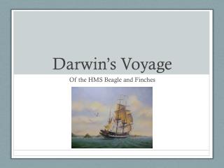 Darwin’s Voyage