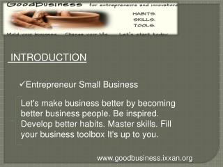 entrepreneur small business