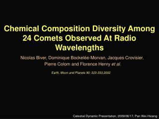 Chemical Composition Diversity Among 24 Comets Observed At Radio Wavelengths