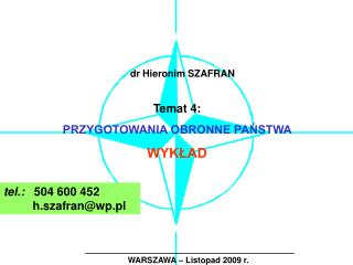 WARSZAWA – Listopad 2009 r.