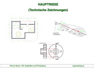 HAUPTRISSE (T echnische Z eichnungen)