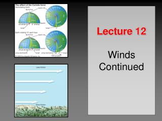 Lecture 12 Winds Continued