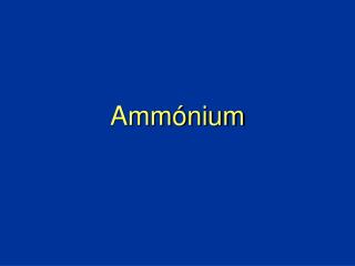 Ammónium